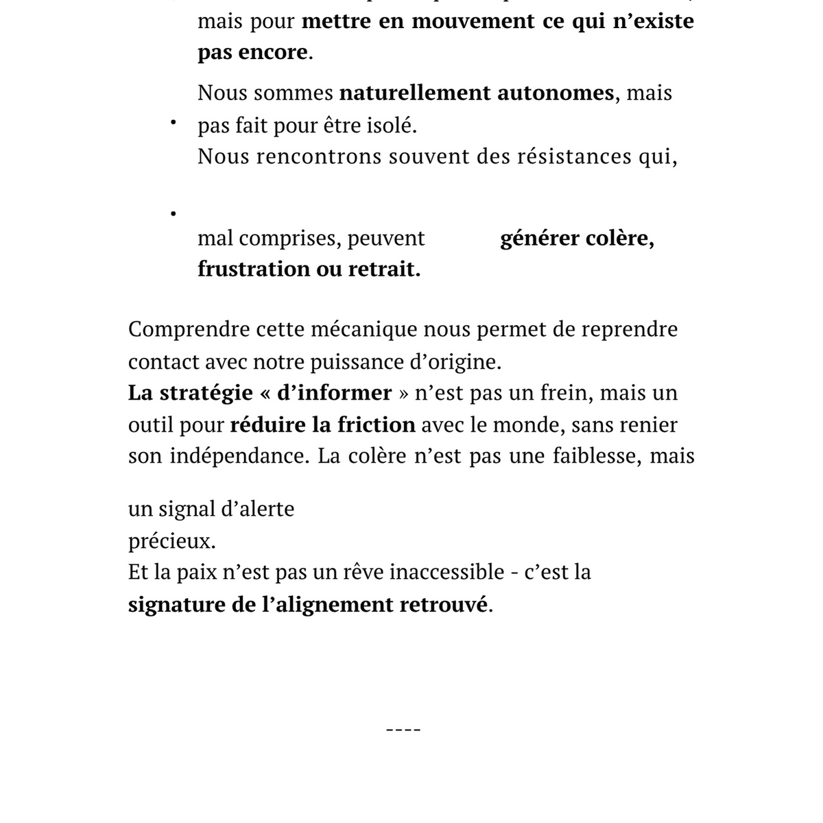 Le livre "L'art d'Impacter en Paix" pour les Manifesteurs