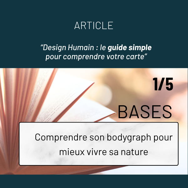 1/5 Design Humain : le guide simple pour comprendre votre carte